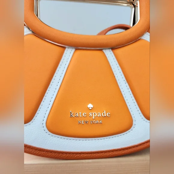 NWT Kate Spade Alexia Clementine Clutch Crossbody 🍊 - Picture 8 of 13